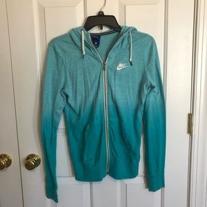 Nike thin zip up